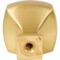 Jeffrey Alexander 1-1/8" Overall Length Brushed Gold Square Audrey Cabinet Knob 278BG - alternate 2
